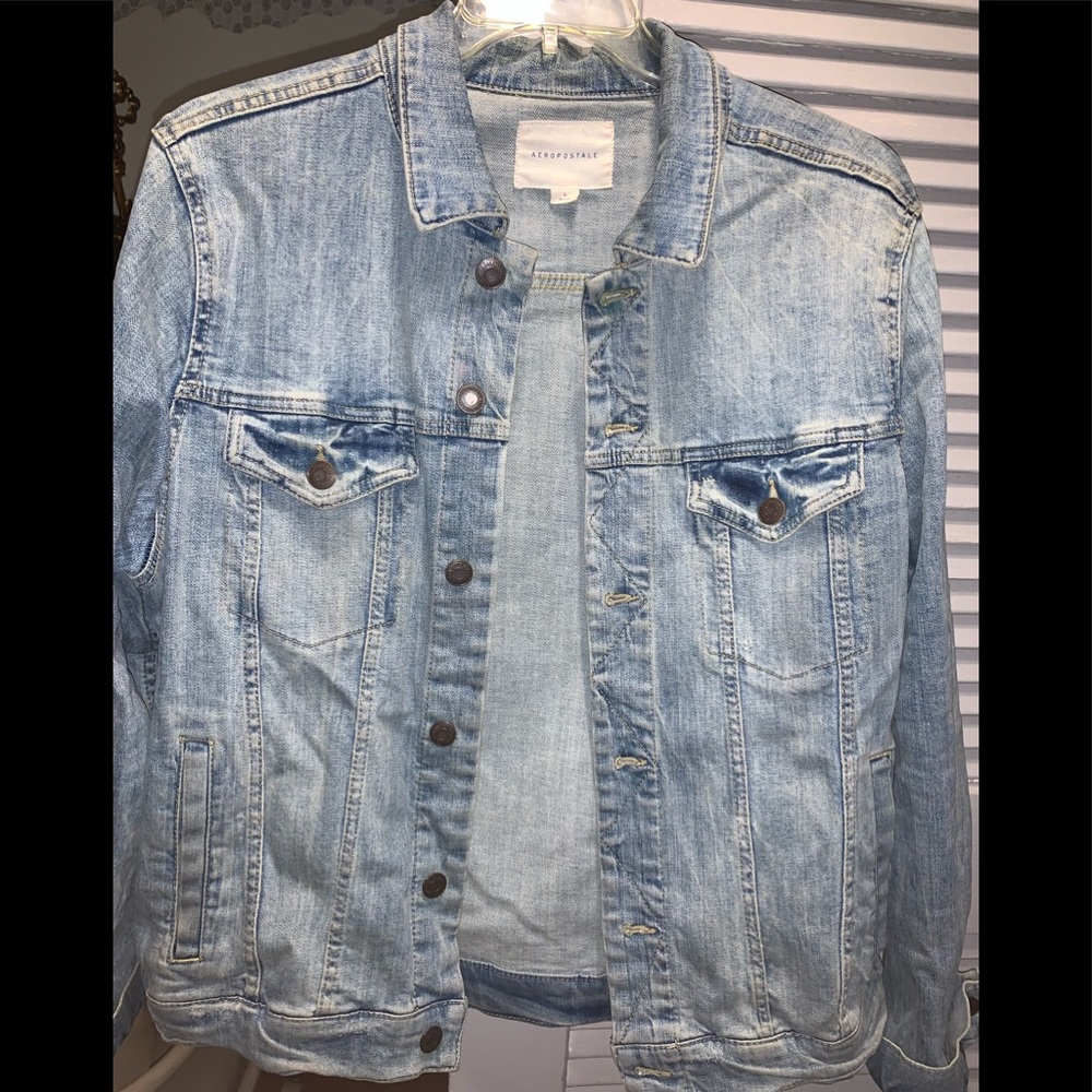 Large,  Aeropostale light denim jacket